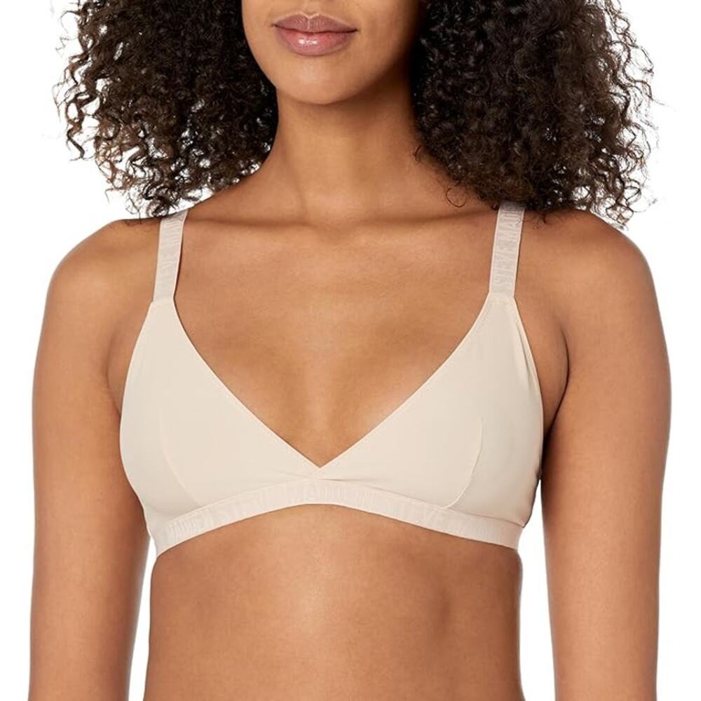 Steve Madden Triangle X-Back Lounge Bra SM12151 Rose Dust Size Large